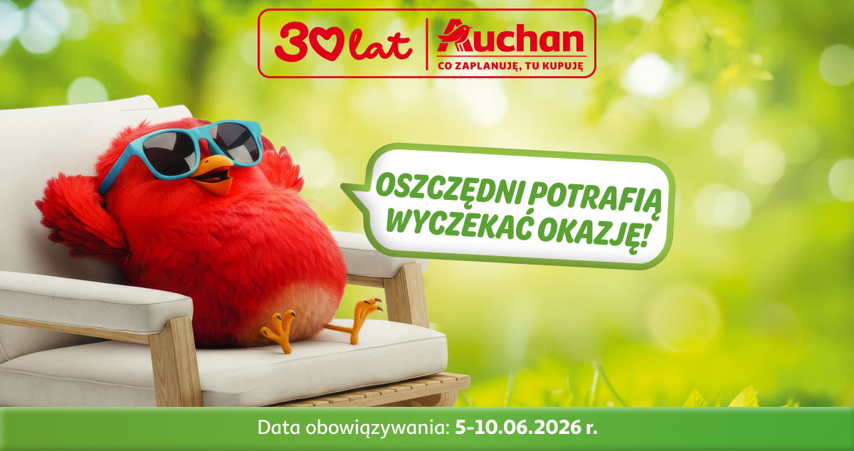 Gazetka promocyjna Auchan – 30 lat Hipermarket Auchan