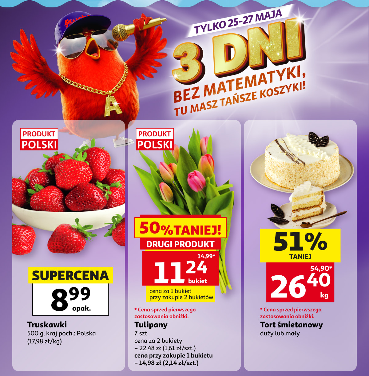 Oferty tylko od 25 do 27 maja