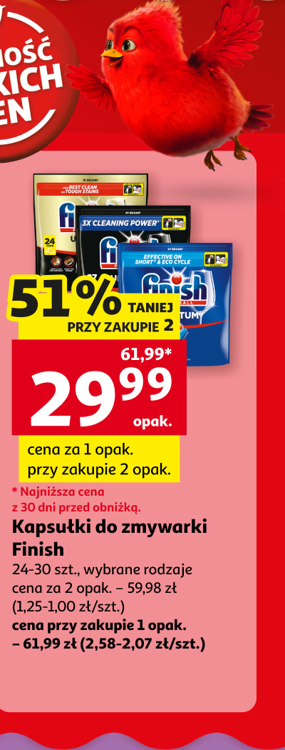 Kapsułki do zmywarki Finish