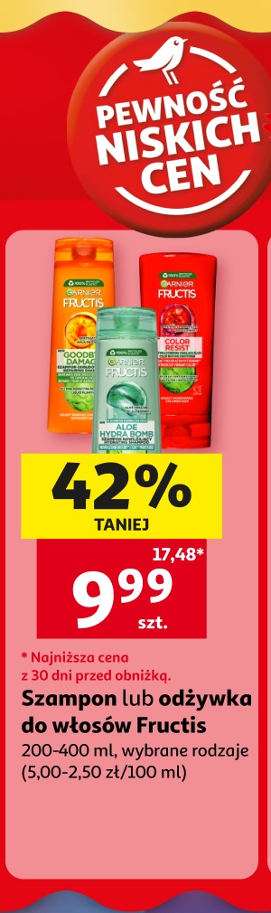 Szampon lub odżywka do włosów Fructis