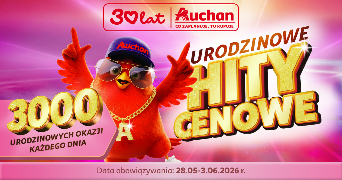 Urodzinowe hity cenowe Auchan