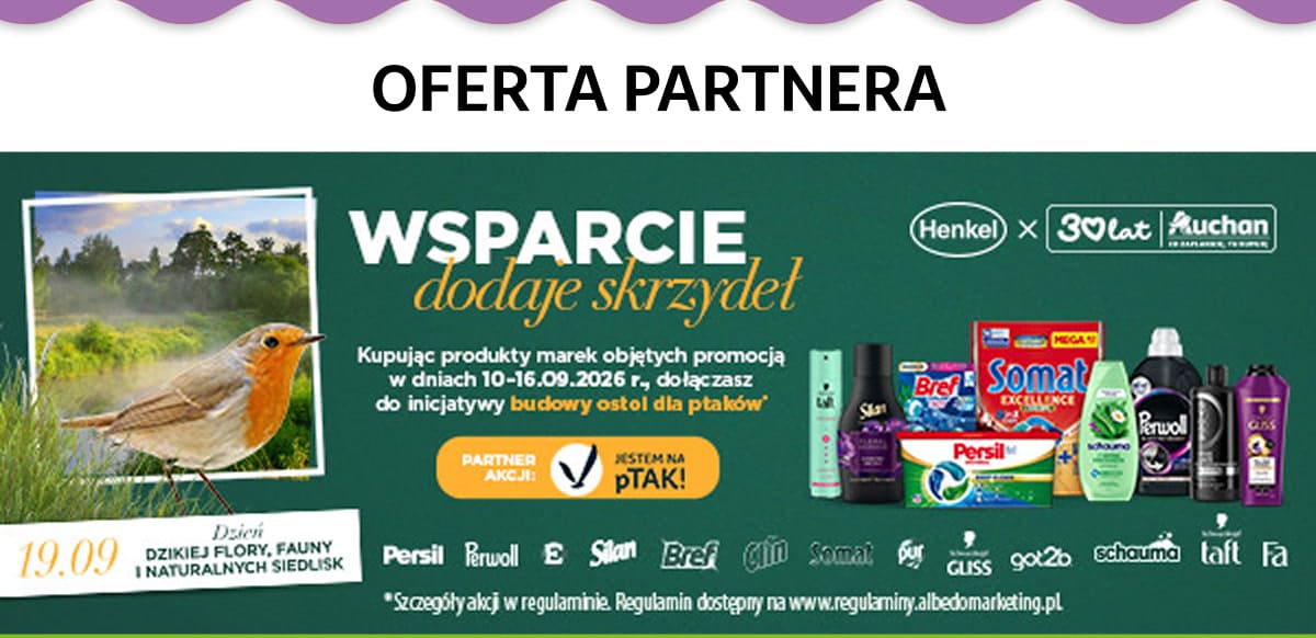 Oferta partnera. Henkel wspiera budowę ostoi dla ptaków