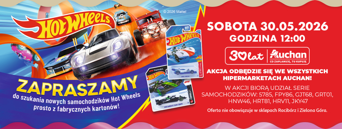 Hot Wheels - zapraszamy do szukania nowych samochodzików