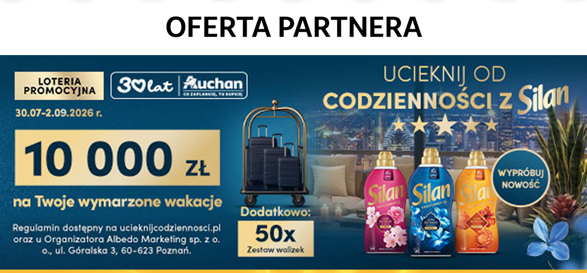 Oferta partnera. Loteria Silan - 10 000 zł na wymarzone wakacje