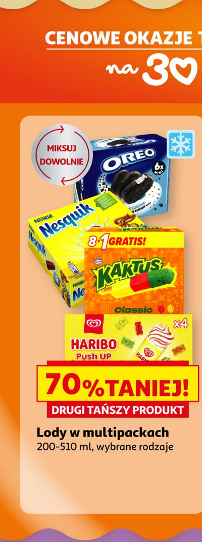 Lody w multipackach