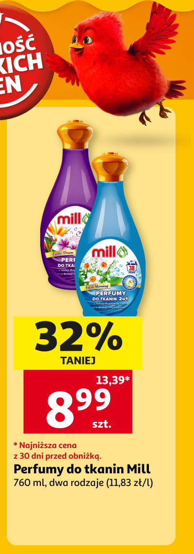 Perfumy do tkanin Mill 32% taniej