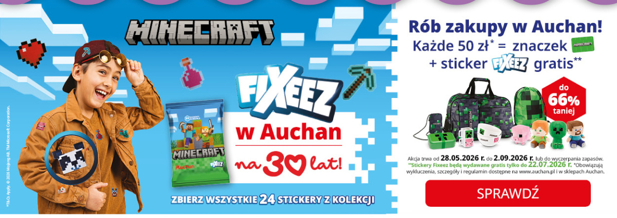 Minecraft Fixeez w Auchan