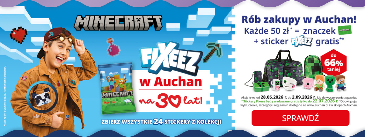 Minecraft Fixeez w Auchan