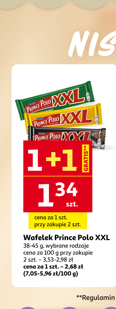 Wafelek Prince Polo XXL