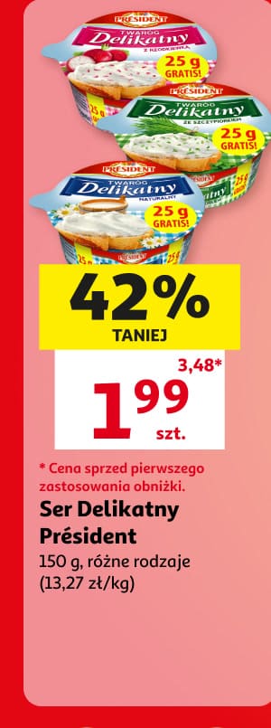 Ser Delikatny Président 42 procent taniej