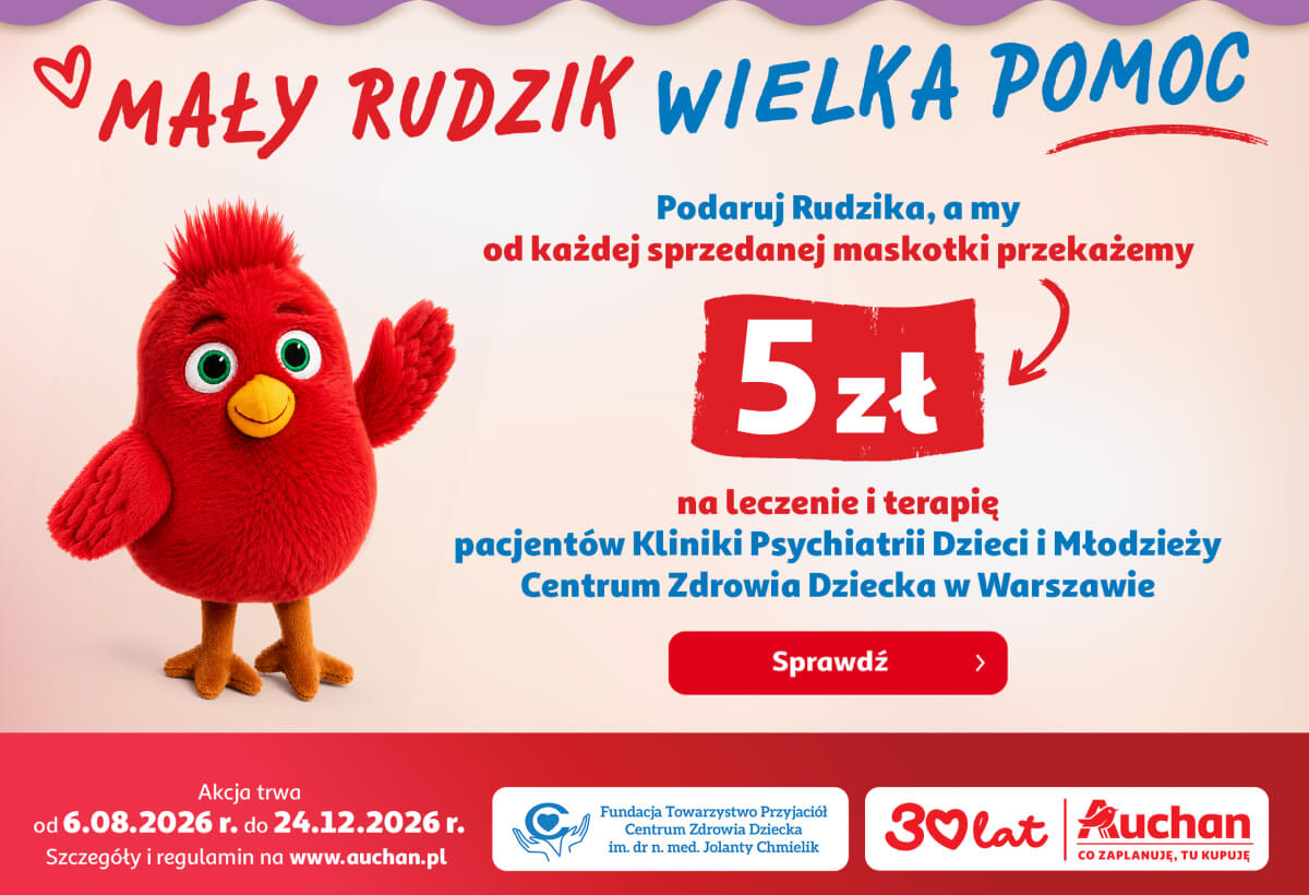 Rudzik maskotka