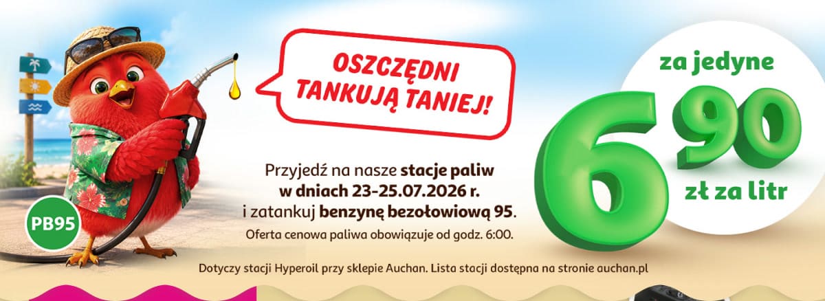 Oszczędni tankują taniej. Benzyna bezołowiowa 95 za 6,90 zł za litr
