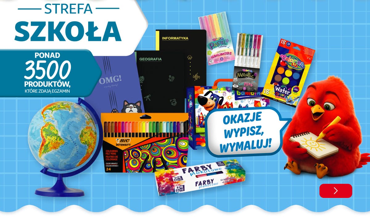 Strefa szkoła. Ponad 3500 produktów, które zdają egzamin