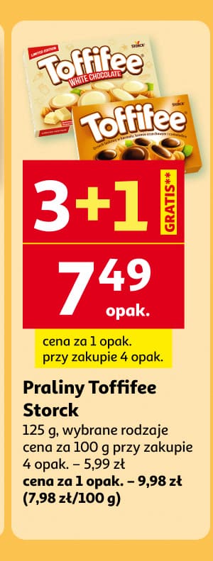 Praliny Toffifee 3 plus 1 gratis