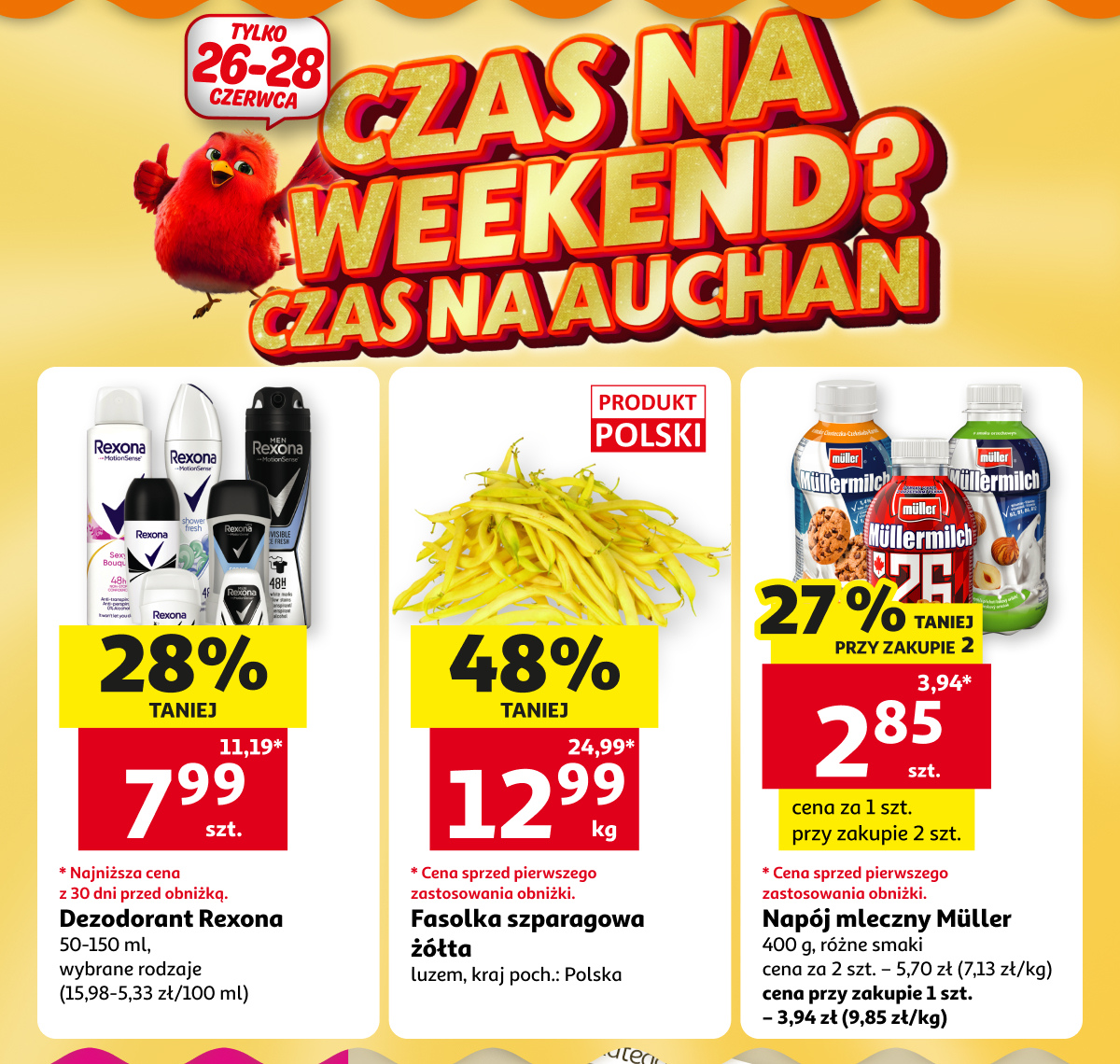 Czas na weekend? Czas na Auchan