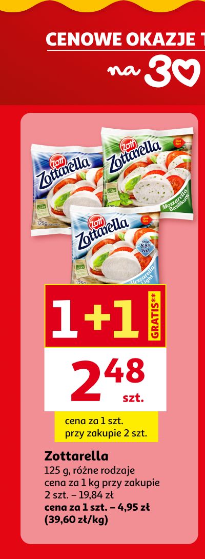Cenowe okazje tygodnia - Zottarella