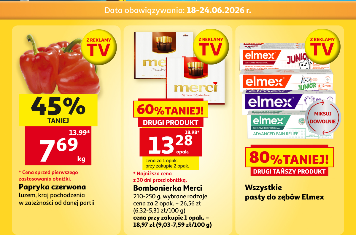 Papryka, Merci, Elmex - okładka gazetki